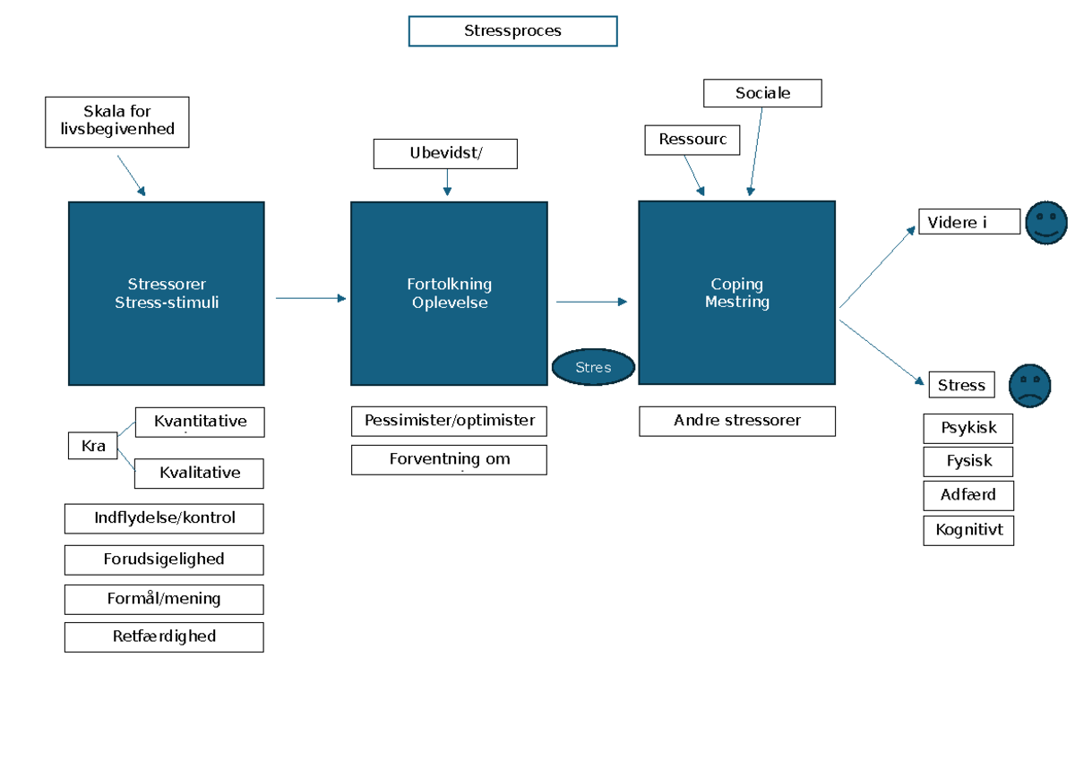 Stress-model - Model over stress - Stressorer Stress-stimuli ...