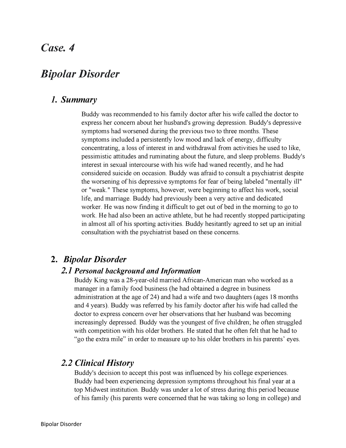 case study of a person with bipolar disorder