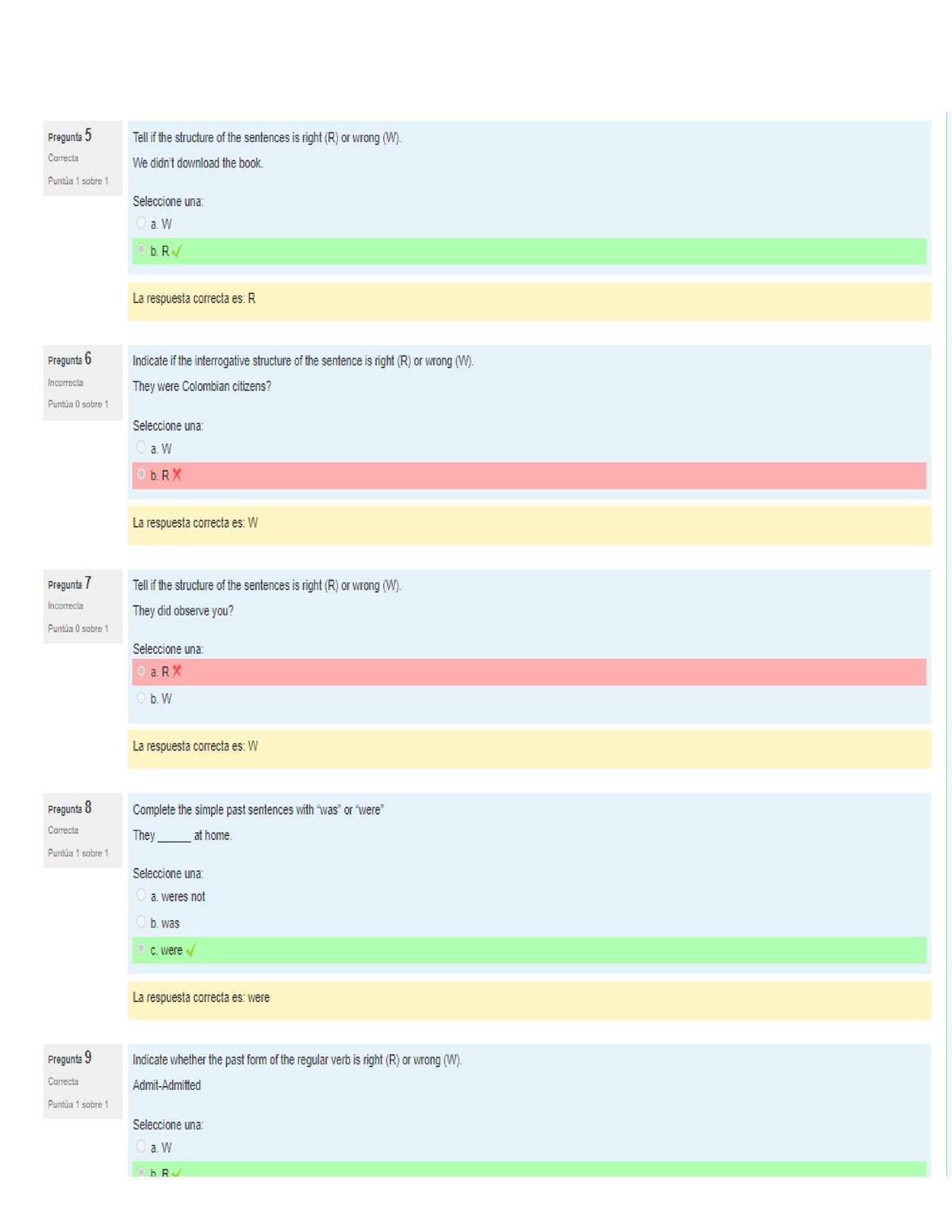 assignment 7 questionnaire u4 uveg ingles iii