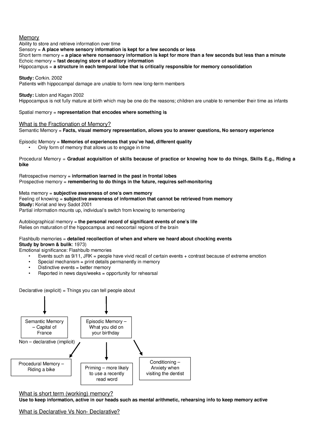 what-is-memory-combination-of-extra-reading-and-lecture-notes-on