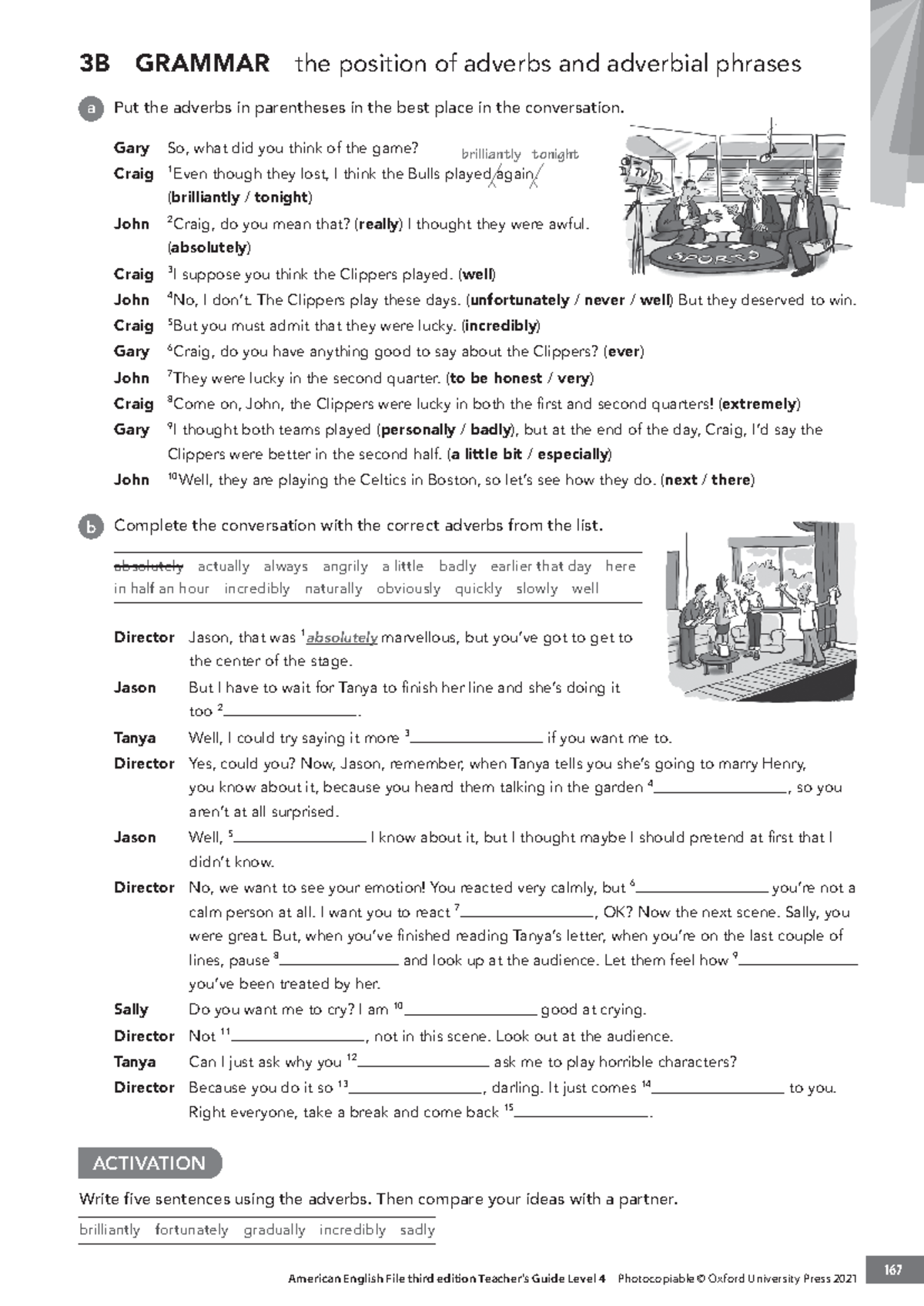 Activity - Grammar - 3B - ffgadsgadsgad - American English File third ...