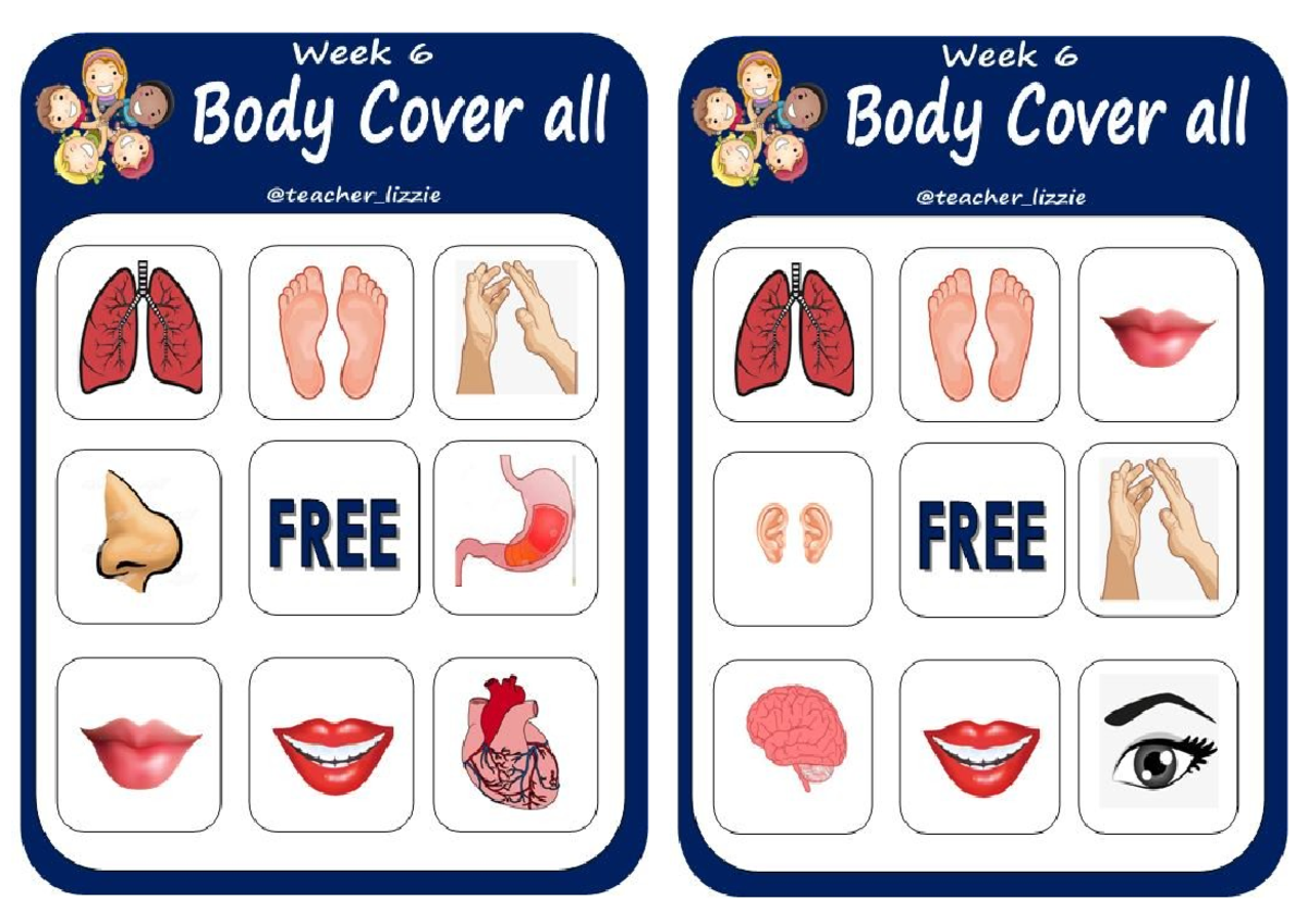 Activities FOR Q1 WEEK 5 - Week 6 Week 6 Body Cover all Body Cover all ...
