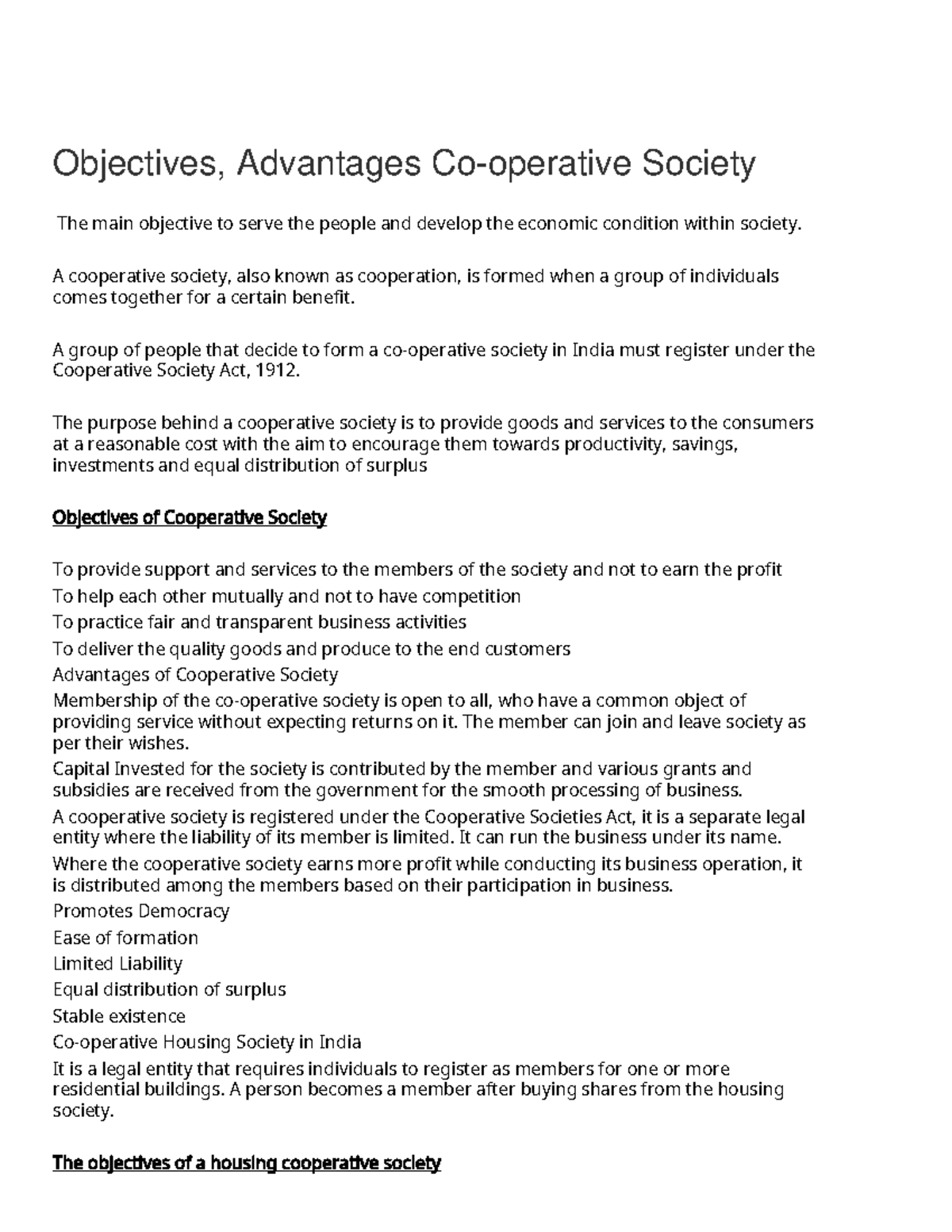 Objective - Lecture note prepared by bindhu teacher - Objectives ...