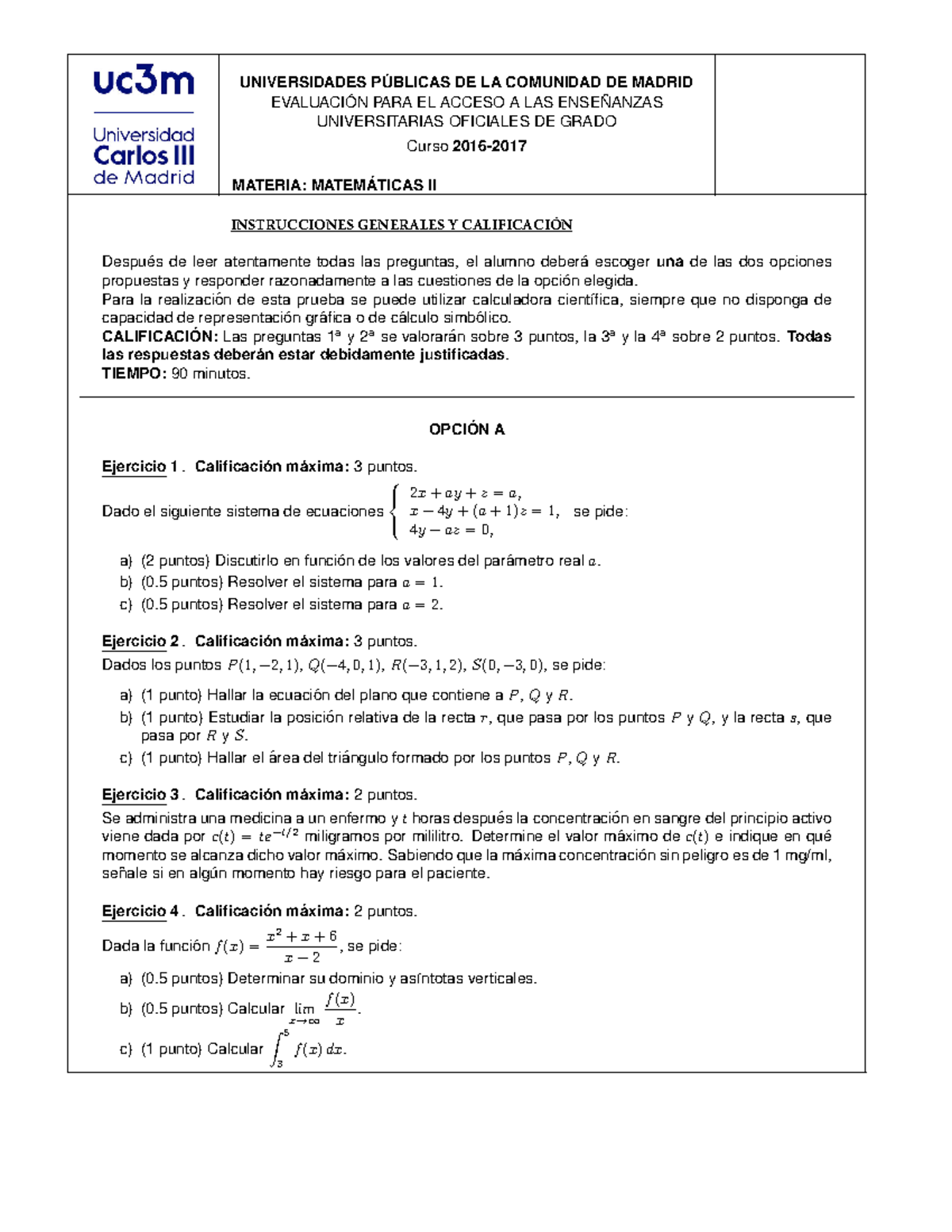 Matem Ã¡ticas II - Modelo Examen - UNIVERSIDADES PUBLICAS DE LA ...