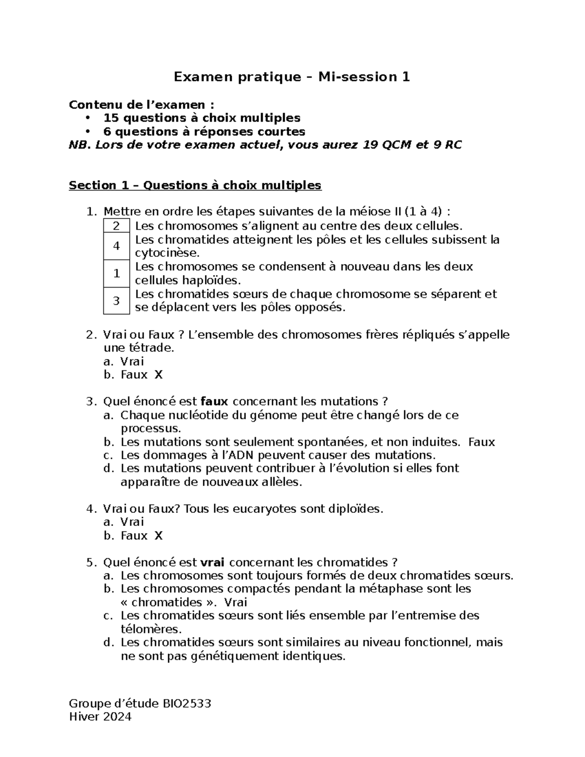 Examen Pratique Mi Session Examen Pratique Mi Session Contenu De Lexamen