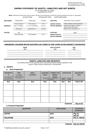 OD-FORM - SDCDVF - Gonzalo Gatchalian National High School – Senior ...