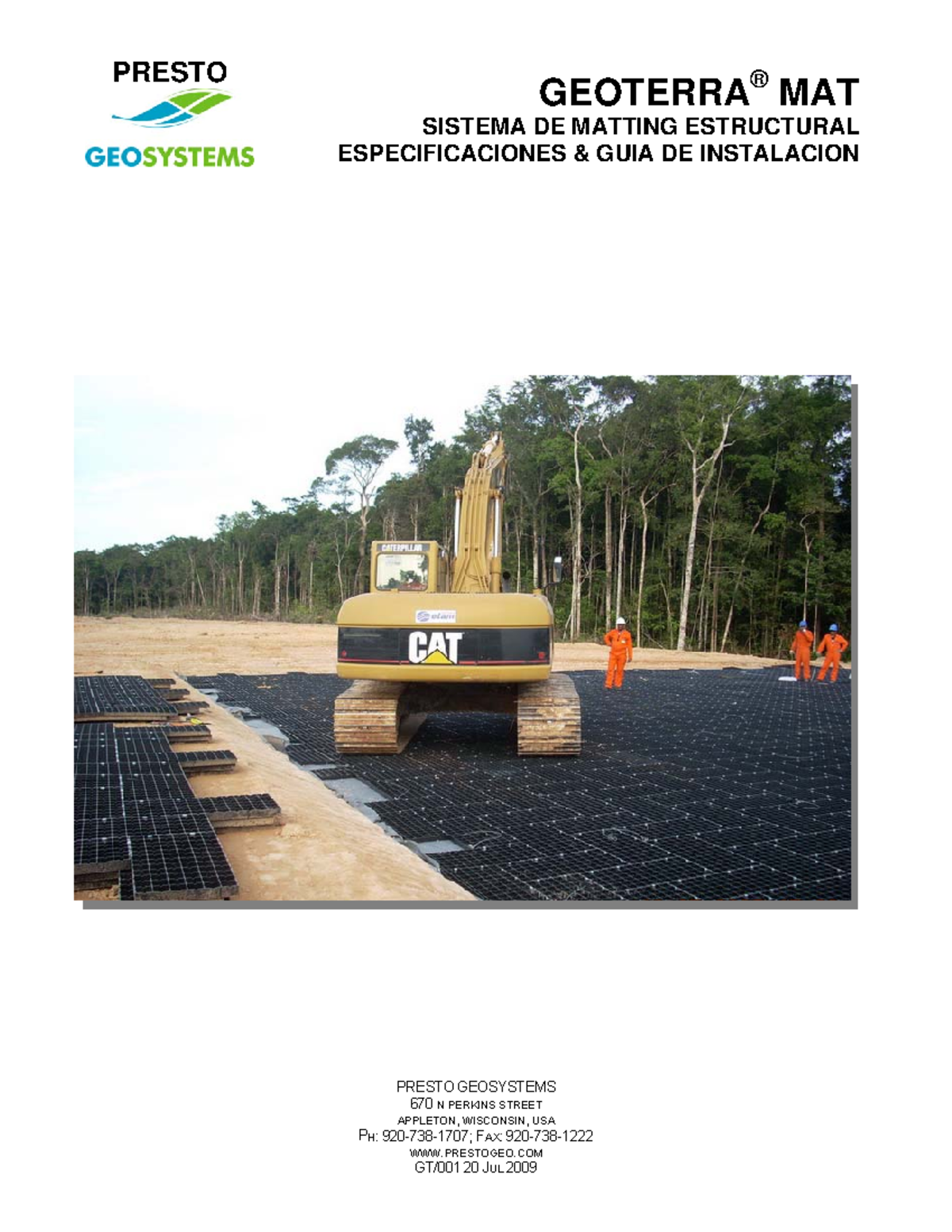 Installation Guideline Geoblock Parys System - GEOTERRA ® MAT SISTEMA ...