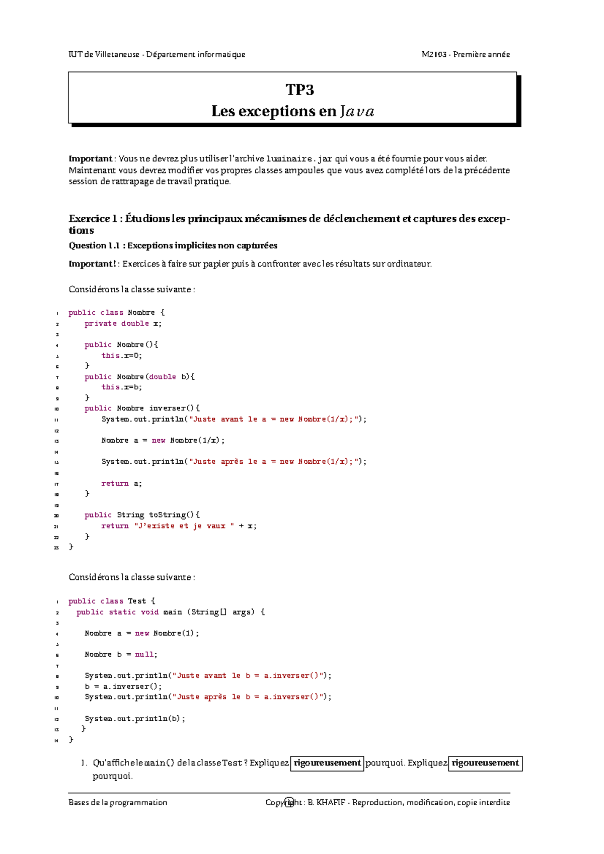 M2103 2014 2015 Java tp3 sujet - TP Les exceptions enJava Important ...