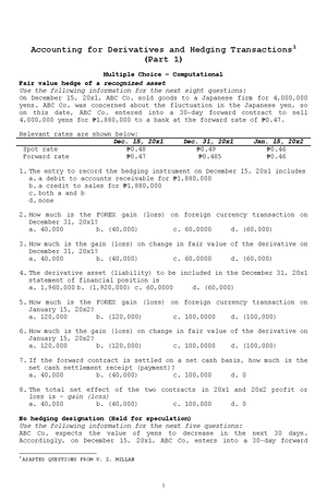Effects of Changes in Foreign Exchange Rates - The Effects of Changes ...