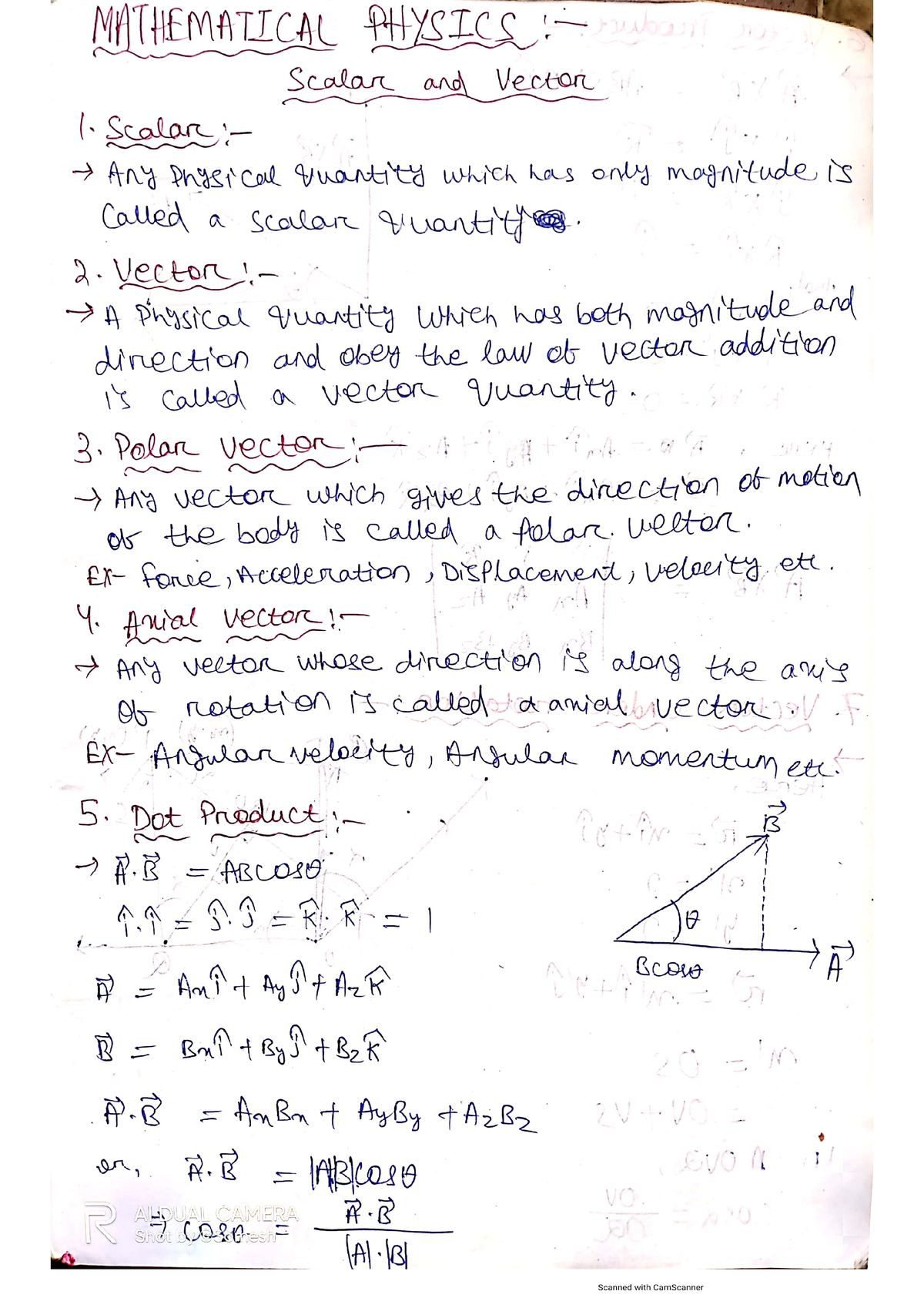 Mathematical Physics 1st Sem - Studocu