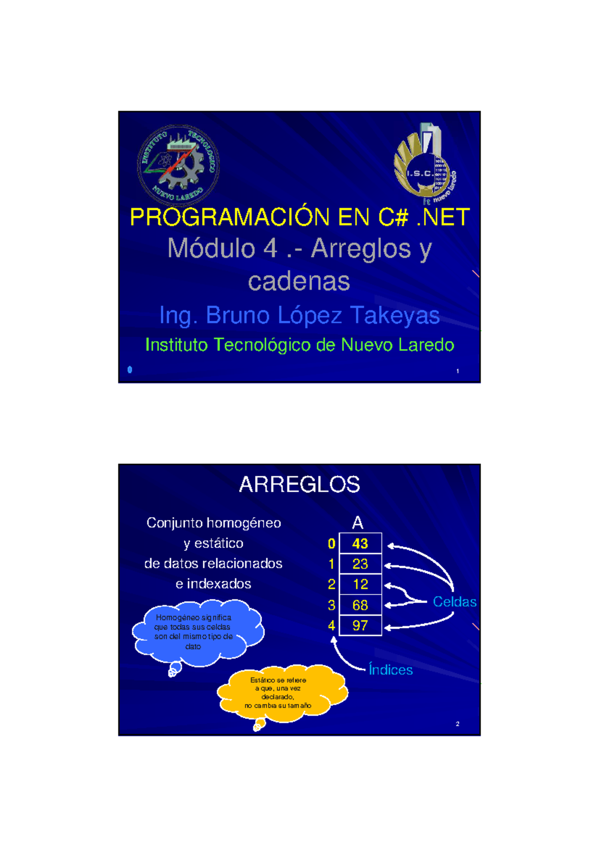 4 Programacion En C Sharp Por BLT Arreglos PROGRAMACI N EN C 4-programacion-en-c-sharp-por-blt-arreglos-programaci-n-en-c