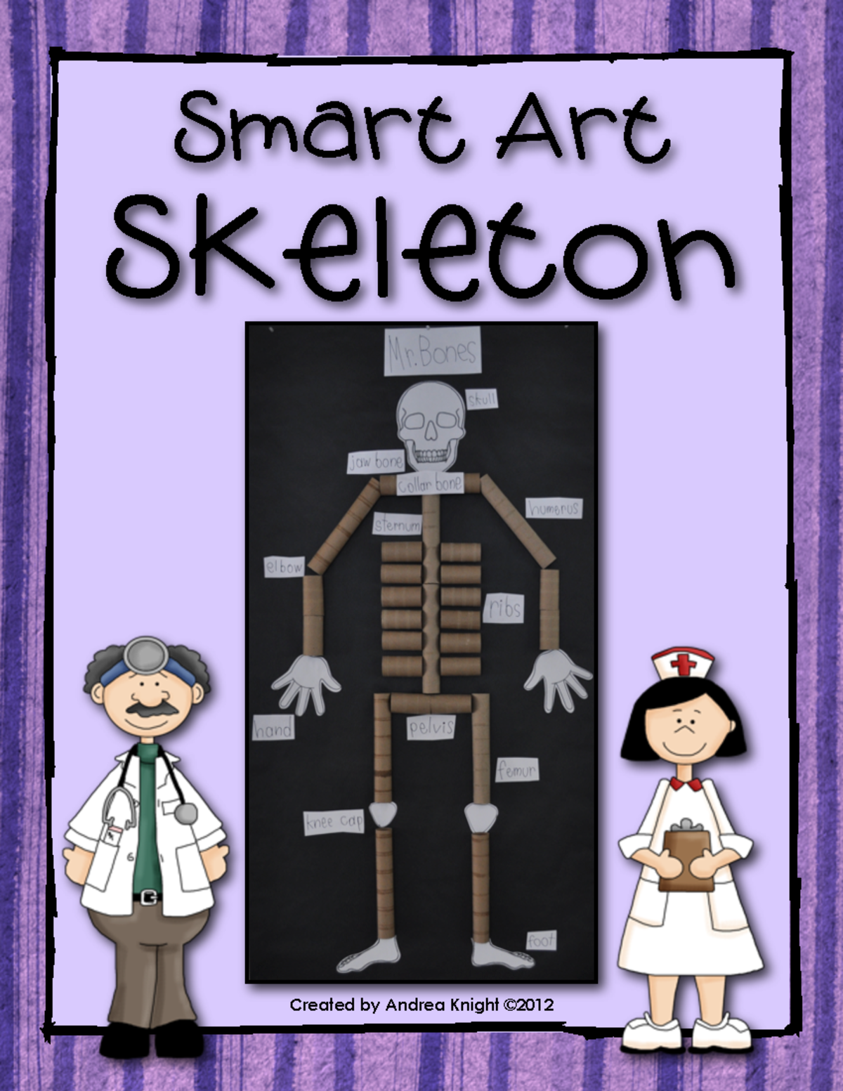 Skeleton. Project for science and tech - Smart Art Skeleton Created by ...