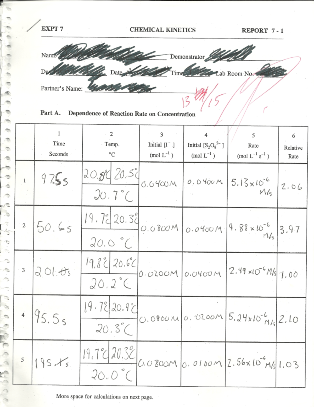 Lab 4 - Lab Report - Chem1050 - Studocu