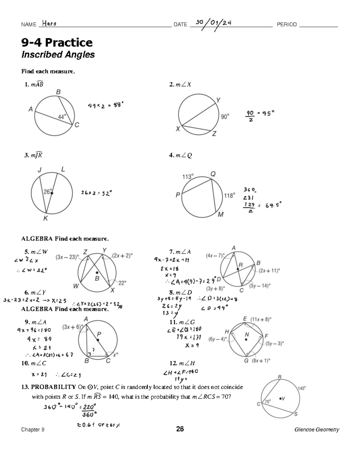 Inscribed Angle 240131 205520 - NAME ...