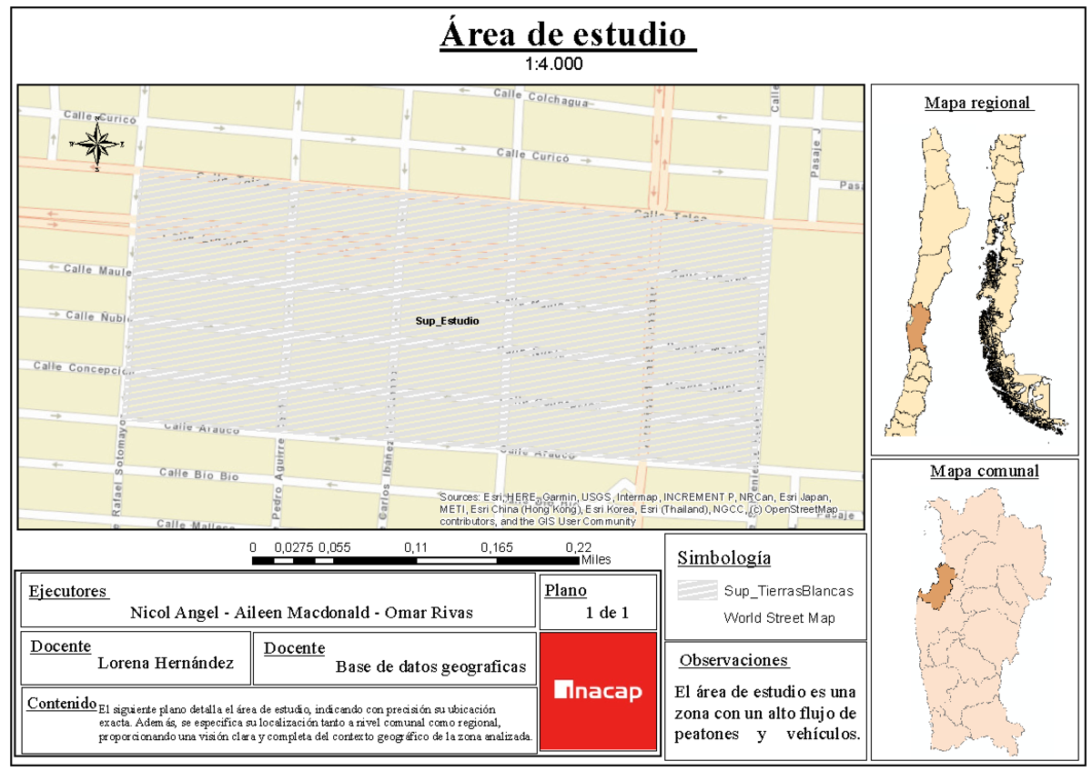 Area - informe de diseño geometrico - ####### Sup_Estudio ...