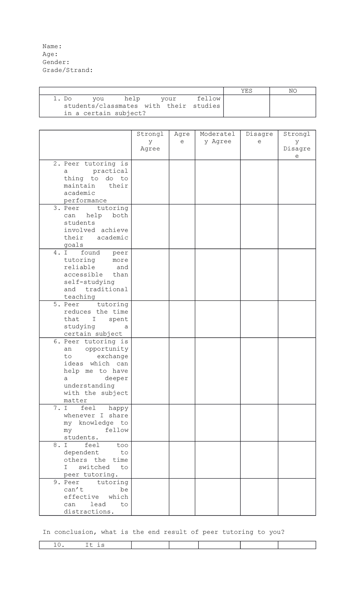 questionnaire-2-in-research-entitled-peer-tutoring-name-age-gender