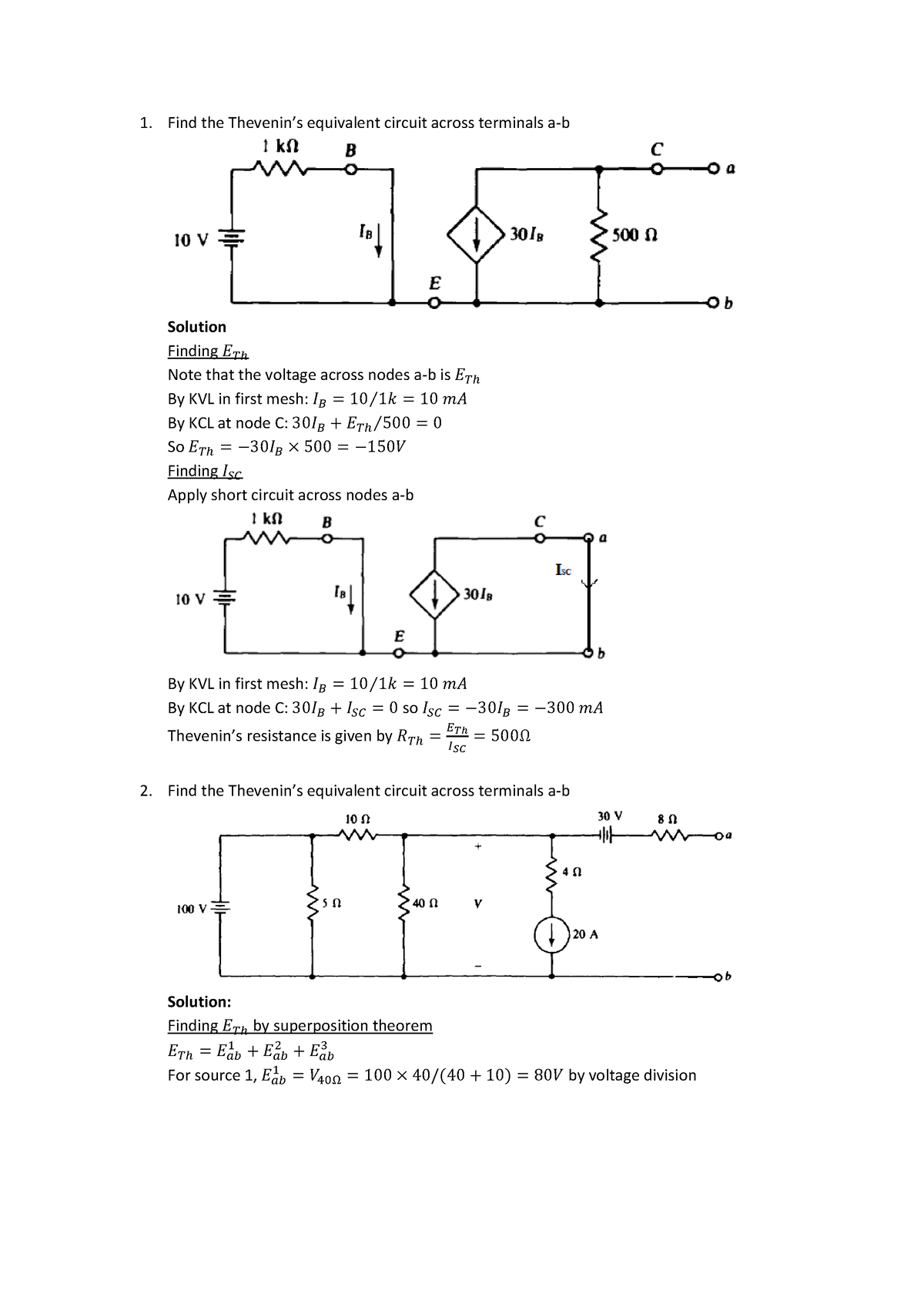 practice-problems-3-unit-2-find-the-thevenin-s-equivalent-circuit-across-terminals-a-b