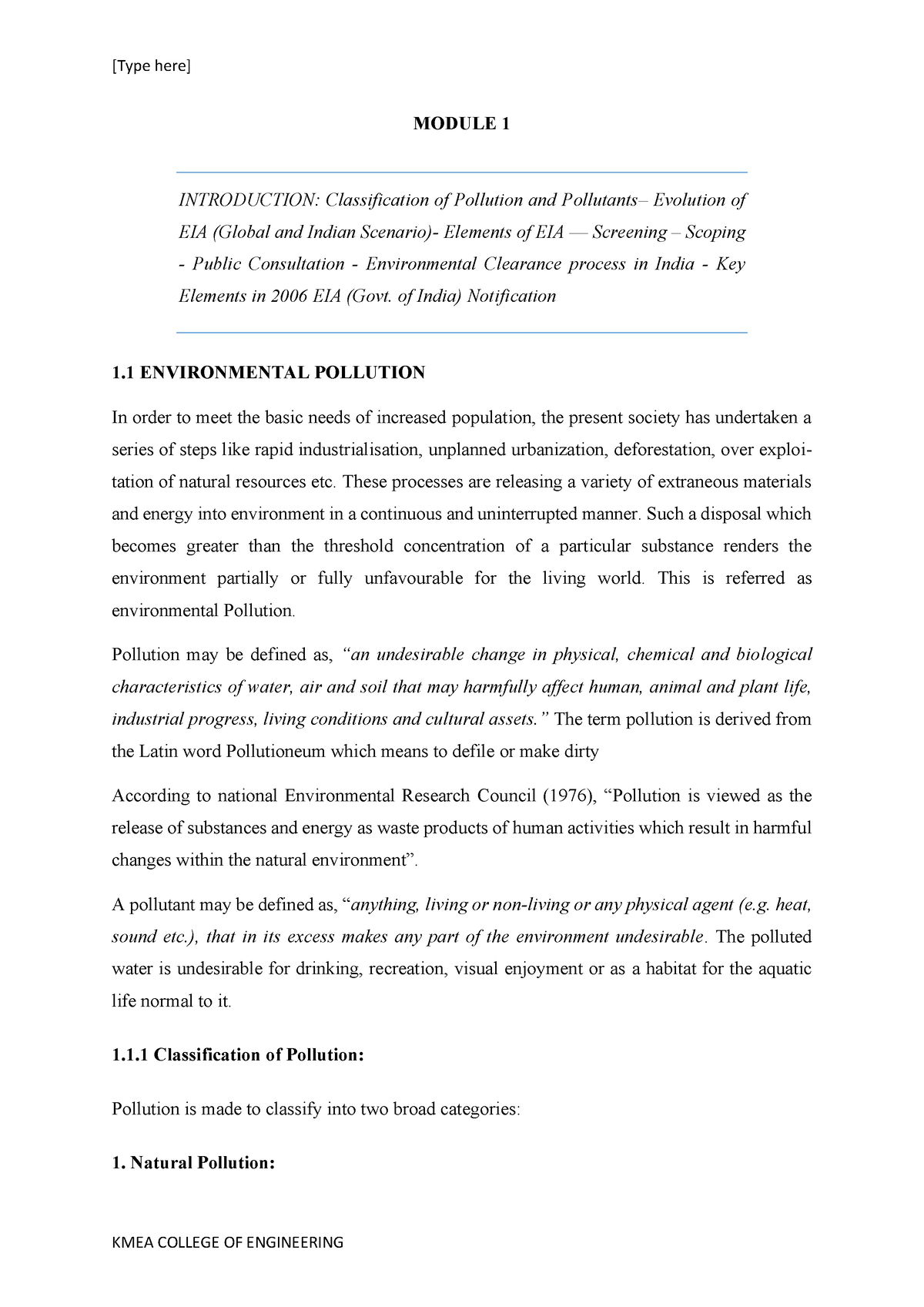 eia-module-1-lecture-notes-module-1-introduction-classification