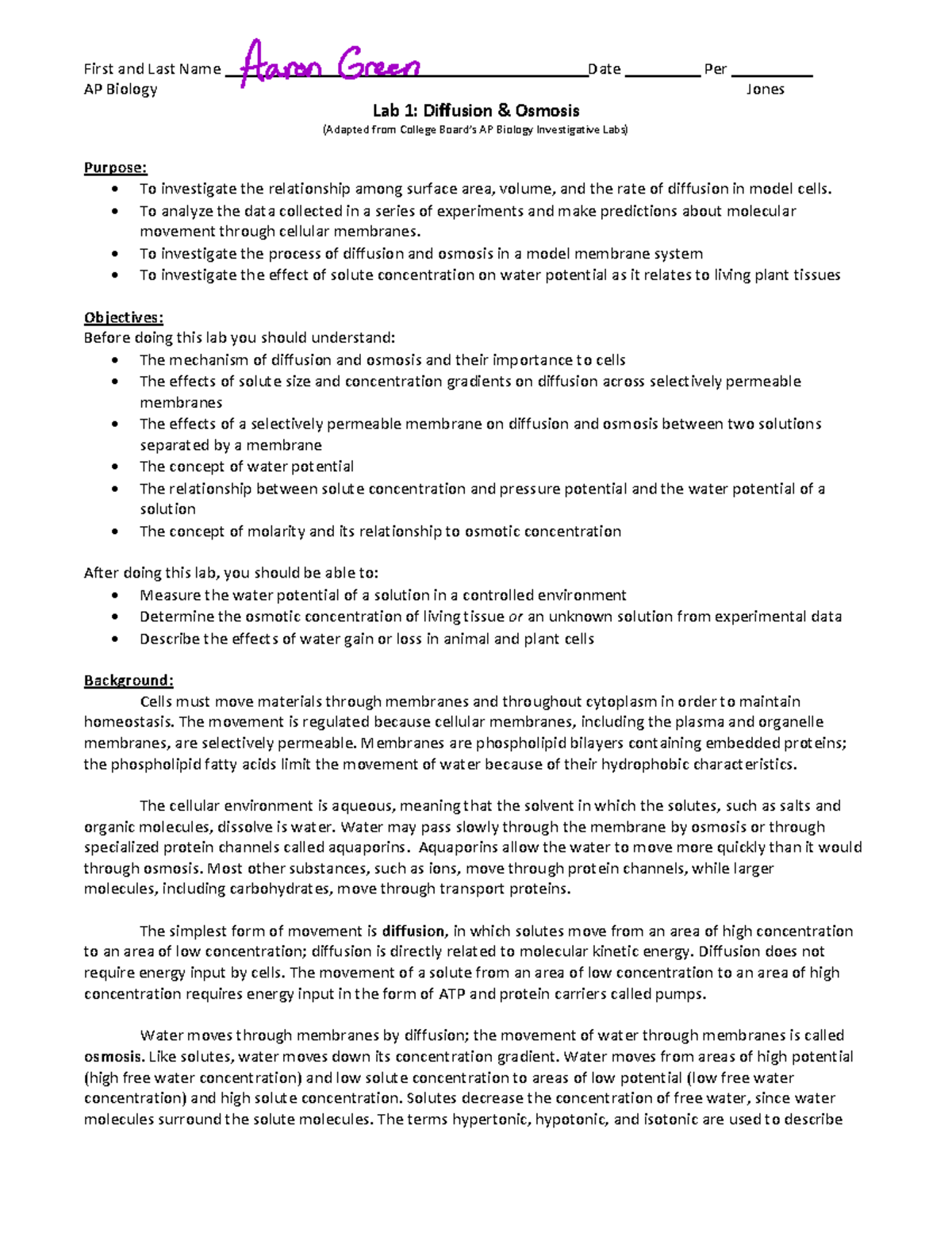 Lab+1+Diffusion+and+Osmosis+%28Apple%29+2022-2023+%281%29 - First and ...