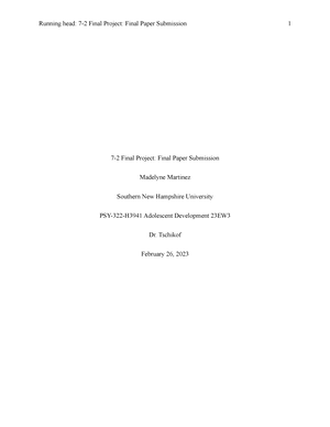 research paper on adolescent development
