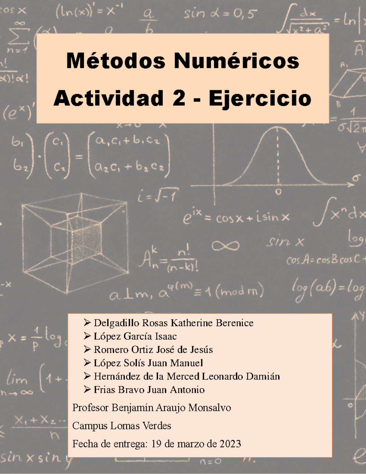 A2 KBDR - Resumen - Métodos Numéricos Actividad 2 - Ejercicio ...