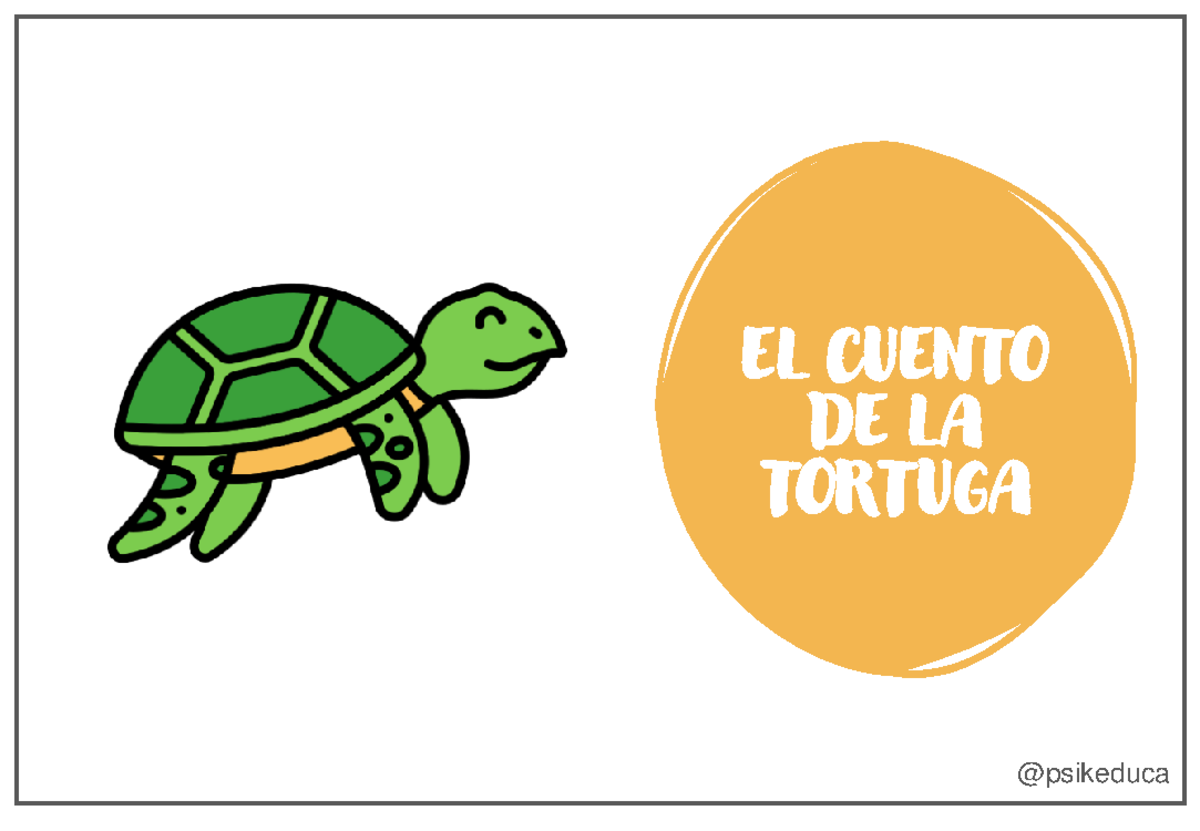 Tortuga autocontrol - tecnica del control de emociones a traves de un