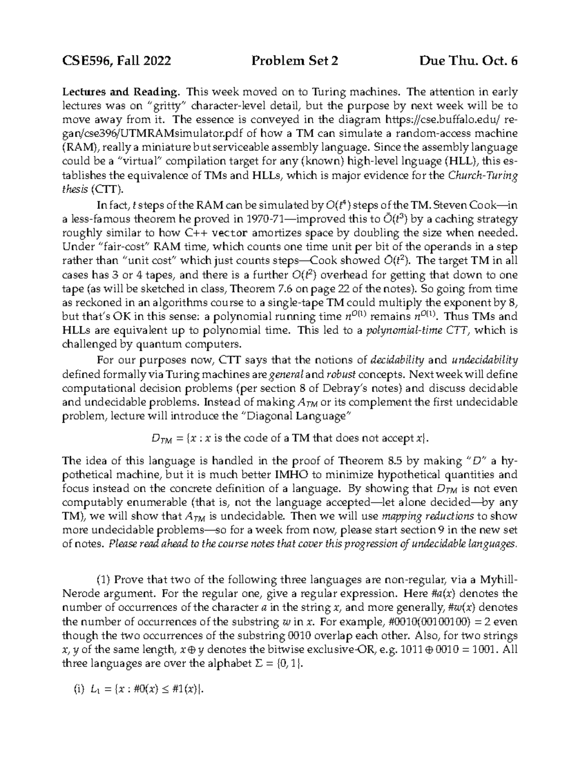 CSE491596 F22ps2 - .ehngjn - CSE596, Fall 2022 Problem Set 2 Due Thu ...