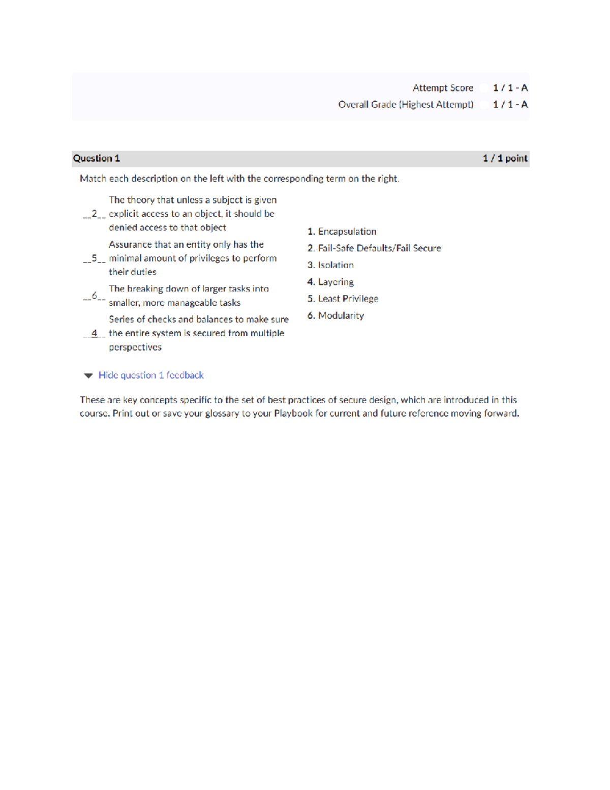Module 2 Knowledge Check Non Graded - Attempt Score A Overall Grade ...