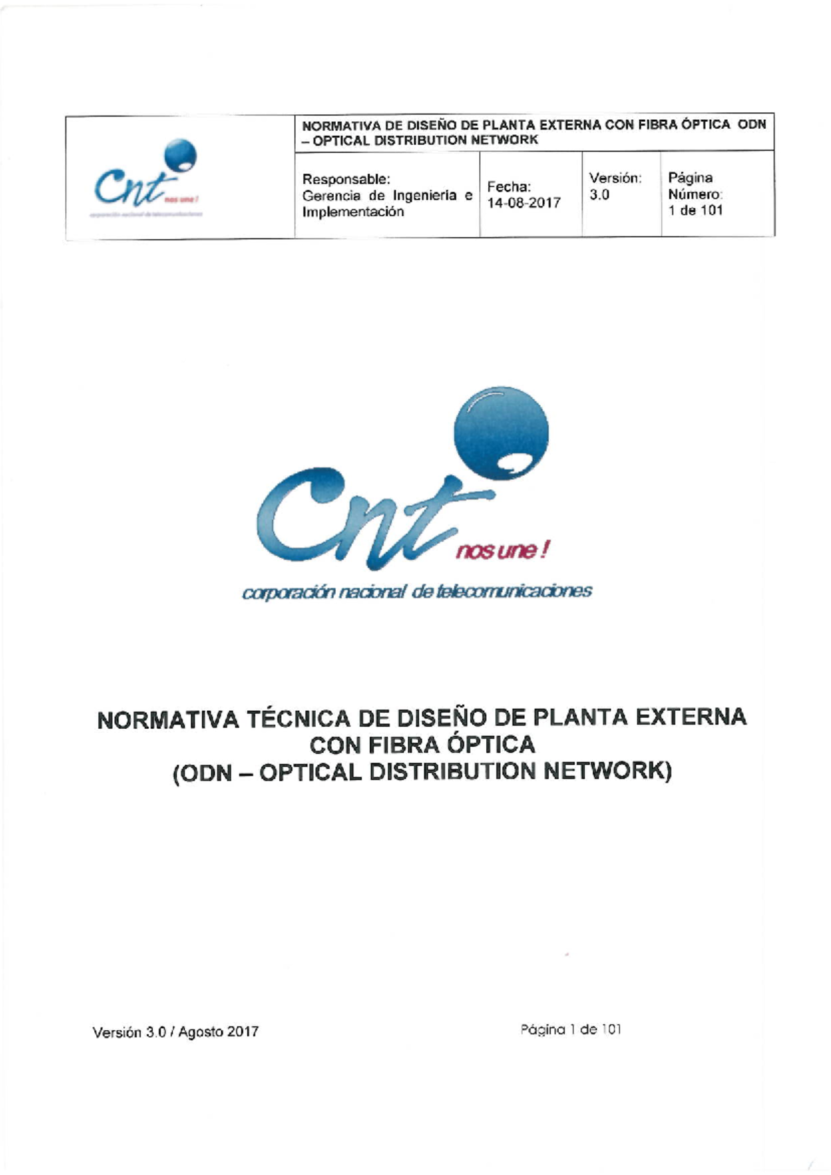 1. Norma T+®cnica de Dise+¦o de ODN rev final 2017 OK - NORMATIVA DE ...