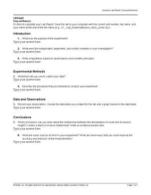 1.06 Matter and Energy (NEW) template - Matter and Energy Lab Report ...