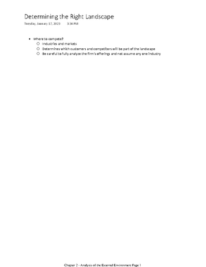 Chapter 3 - Internal Analysis - Value Chain is the steps it takes to ...