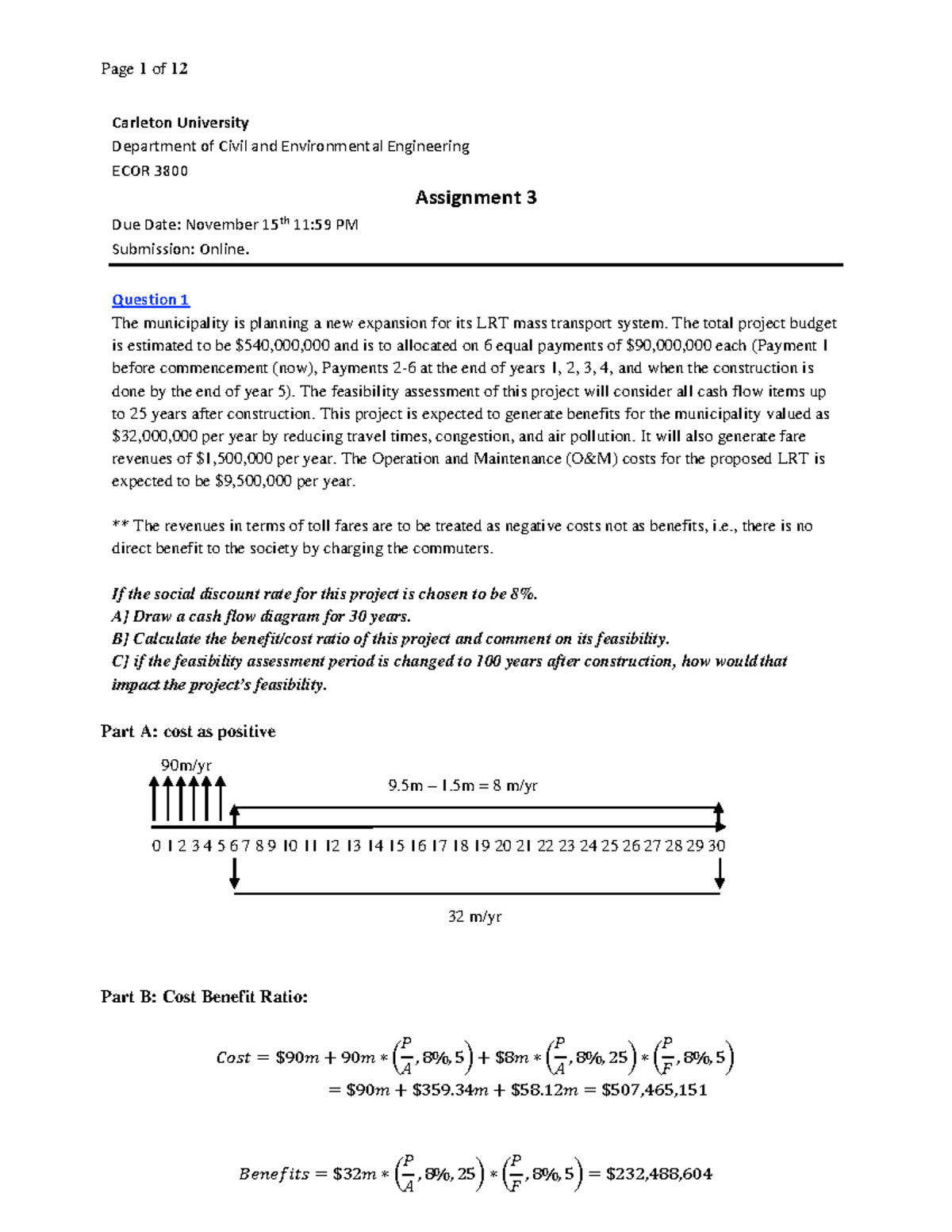 Assignment 3 Solution - Summer 2023 Assingment 3 Sol - Ecor 3800 ...