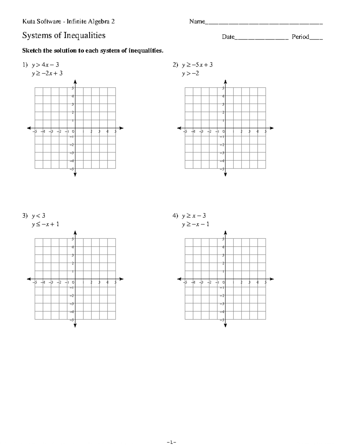 Systems of Inequalities - © j M 2 30 g 1 q 1 C Q K 8 u W t K aB C S Q o ...