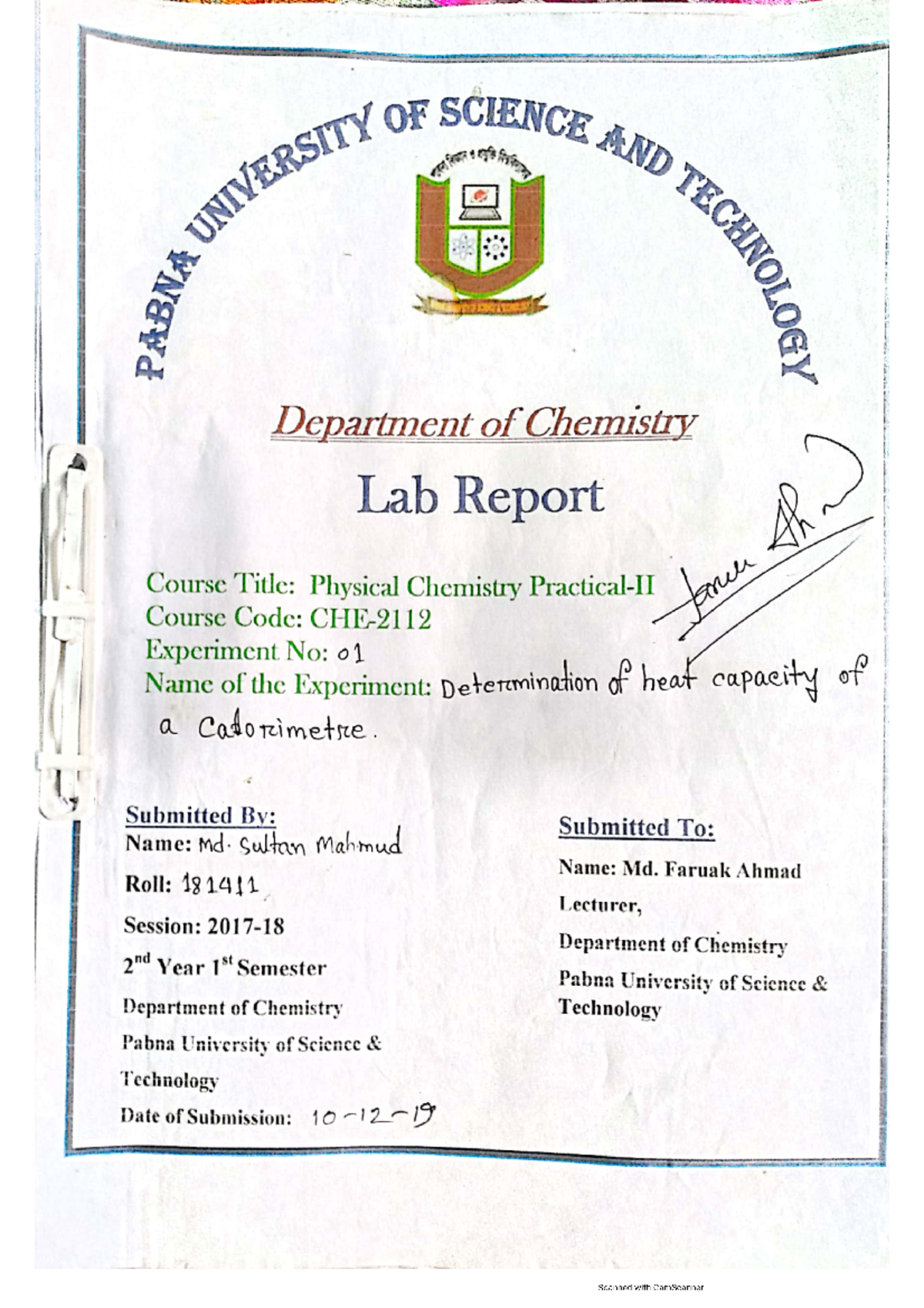 Lab report(physical 2 ) - Surveying lab - Studocu