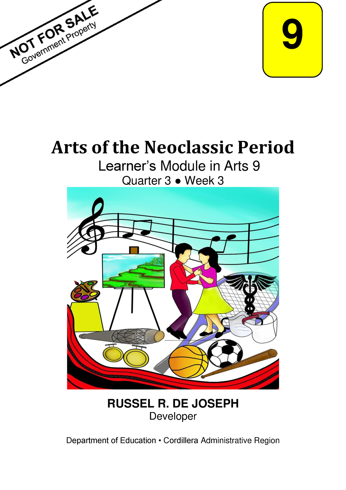 Arts9 Q3 Wk3 Artsoftheneoclassicperiod V3 - I Arts Of The Neoclassic ...