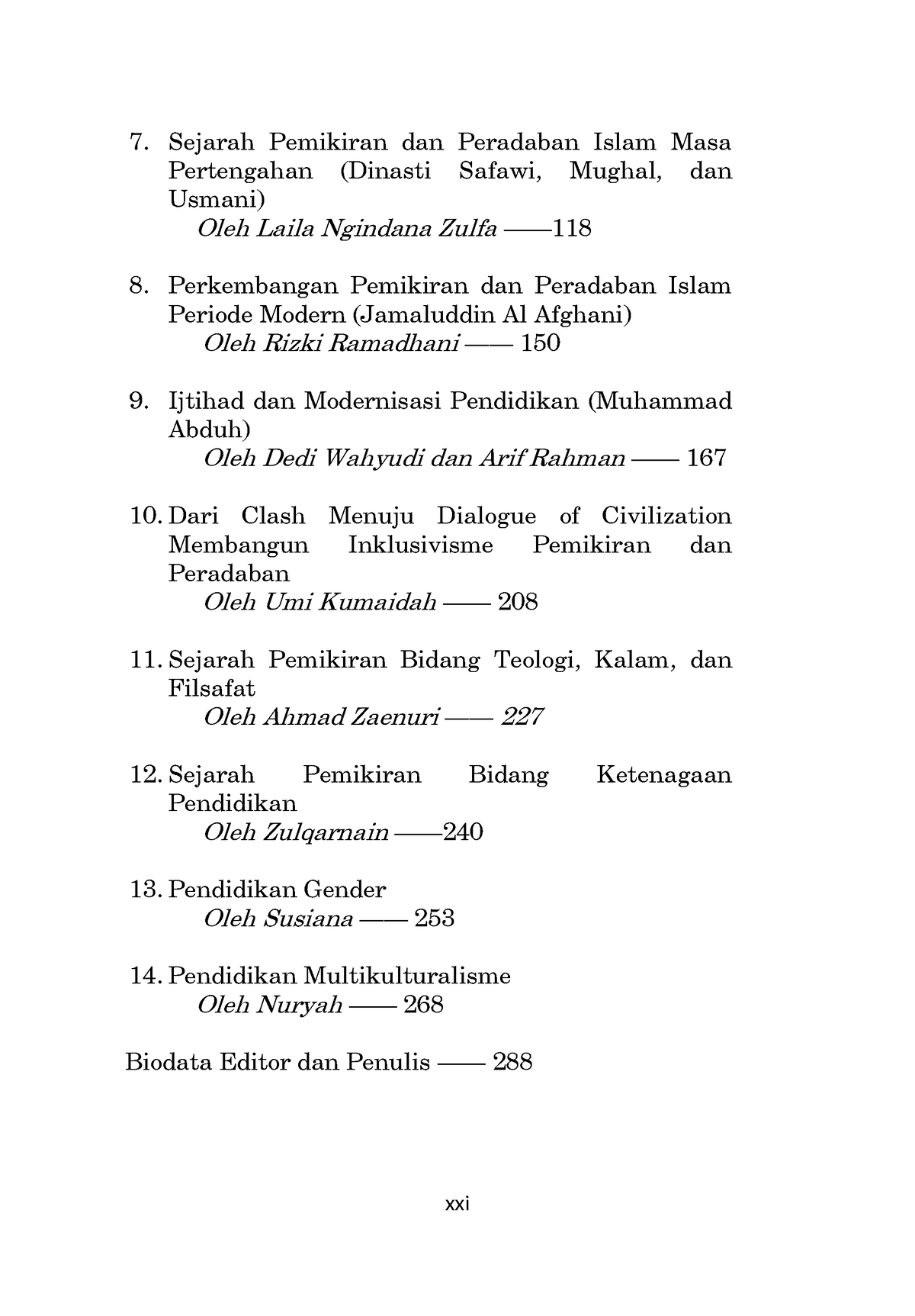 Sejarah Pemikiran Dan Peradaban Islam Da-20 - Xxi Sejarah Pemikiran Dan ...