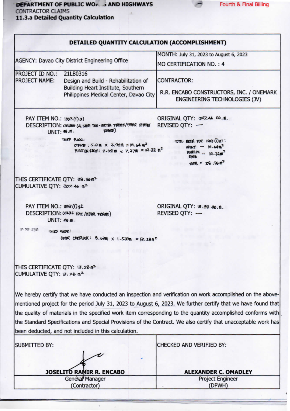 Heart DQC - 4TH & Final Billing - ilEill