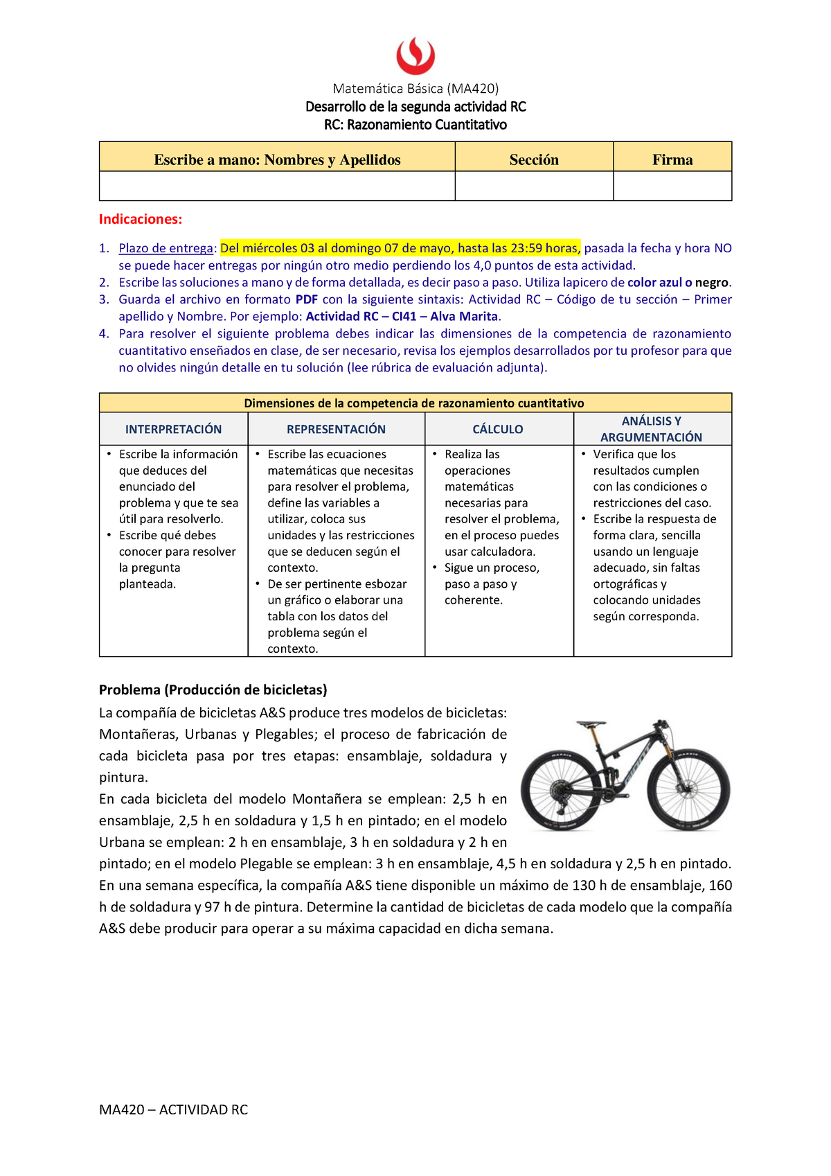 Actividad RC - Matemática Básica - Sistema De Ecuaciones - Matem·tica B ...