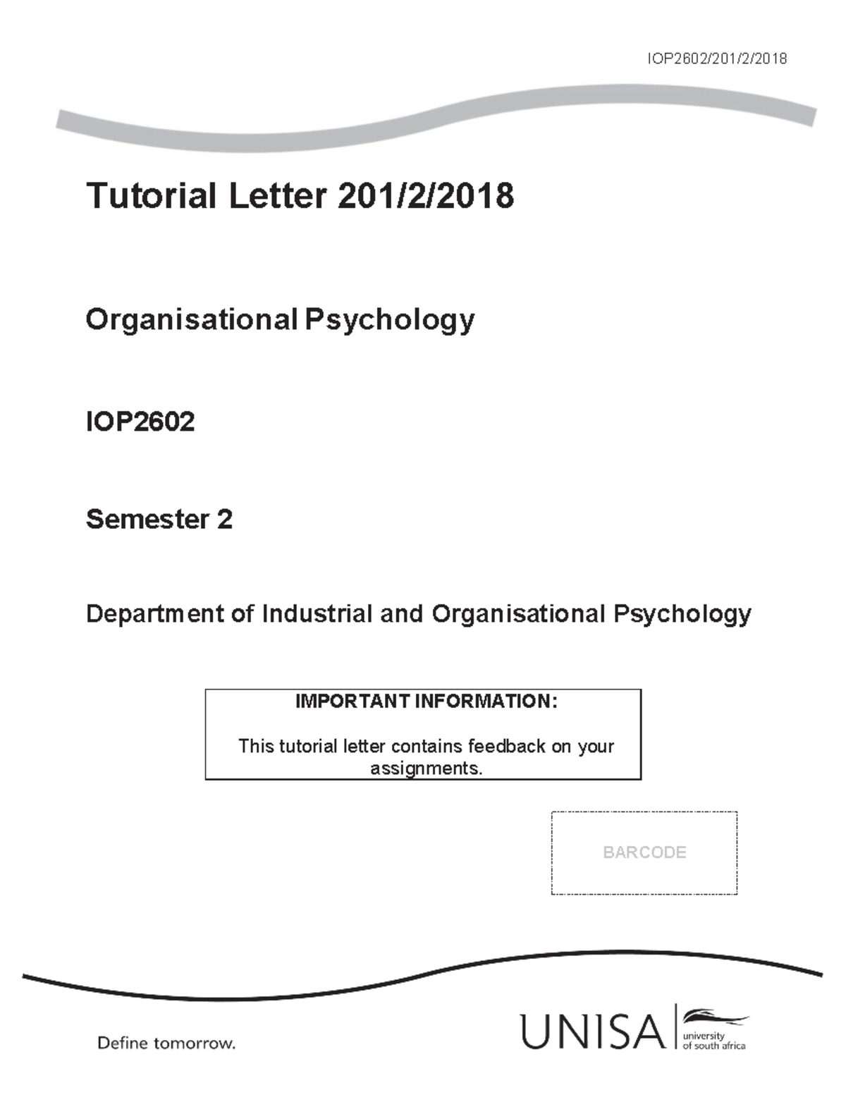 Psychology 201 textbook picture