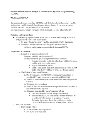 Week 8 Regression Analysis and Analysis of Trends - Research methods ...