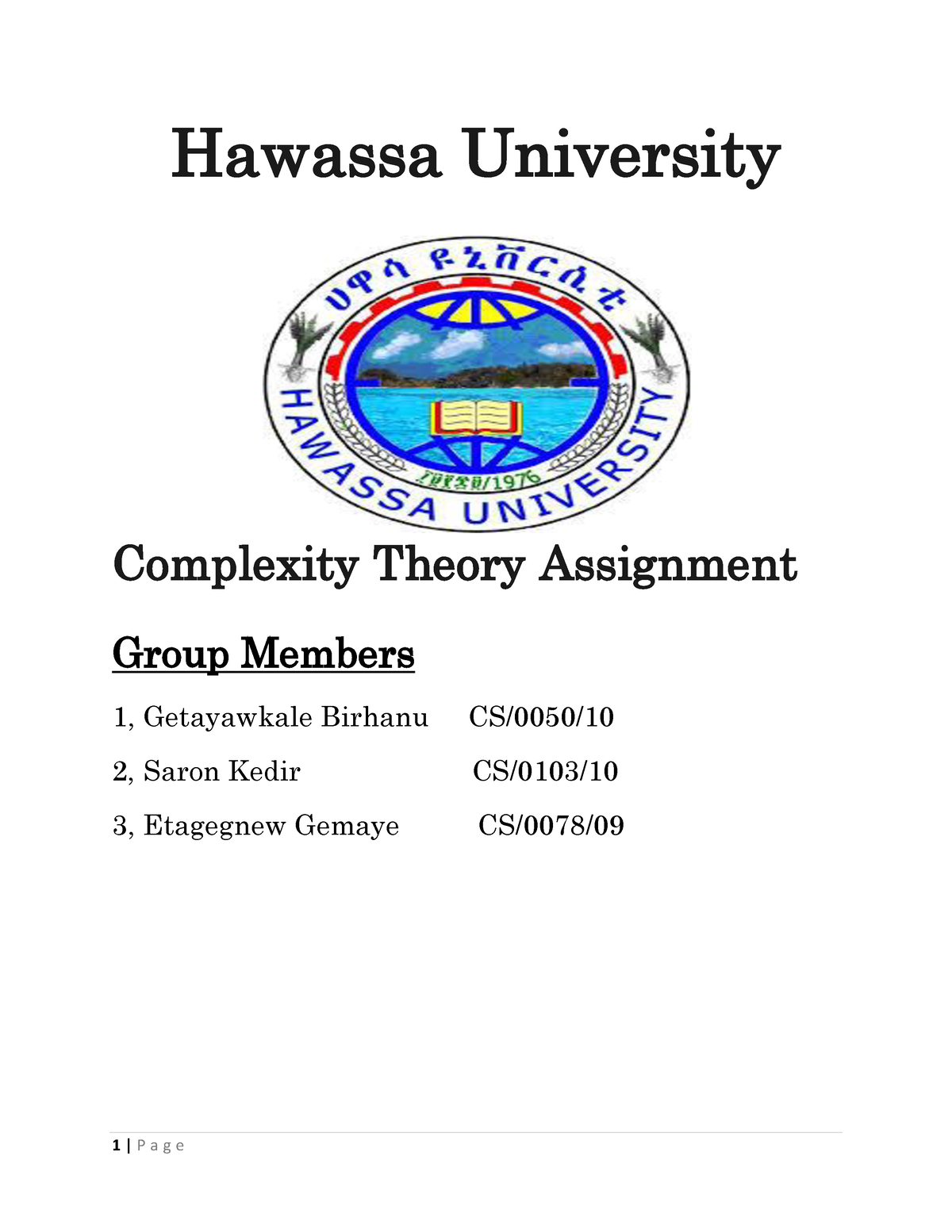 hawassa university thesis format pdf