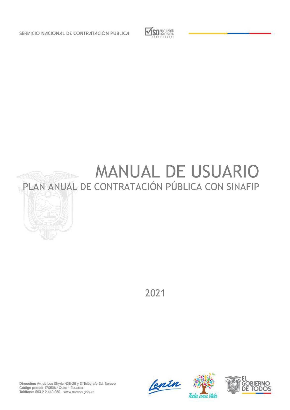 Manual-DE- Usuario-PAC-CON- Sinafip VF - MANUAL DE USUARIO PLAN ANUAL ...