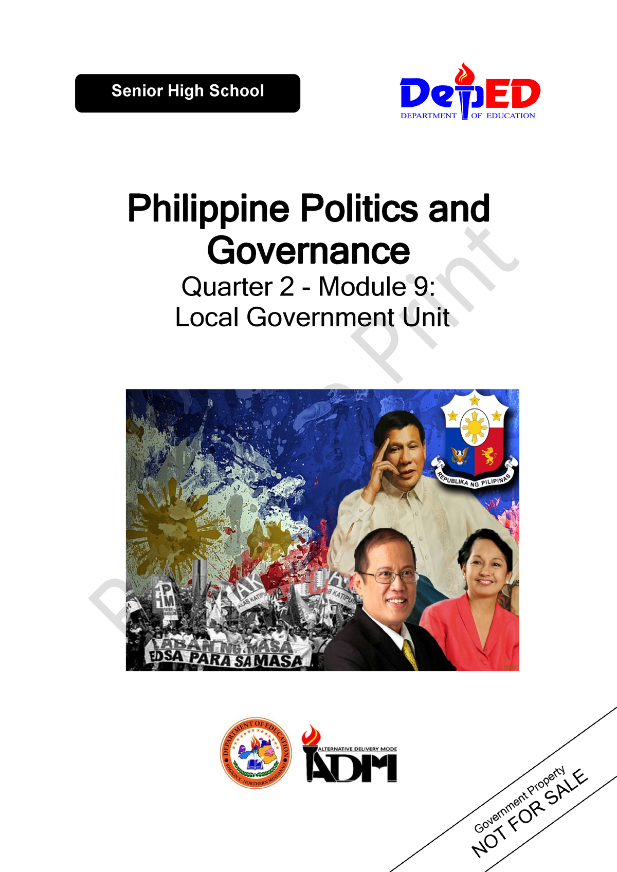 Ppg12 Q2 Mod9 Localgovernmentunit V5 - Philippine Politics And 