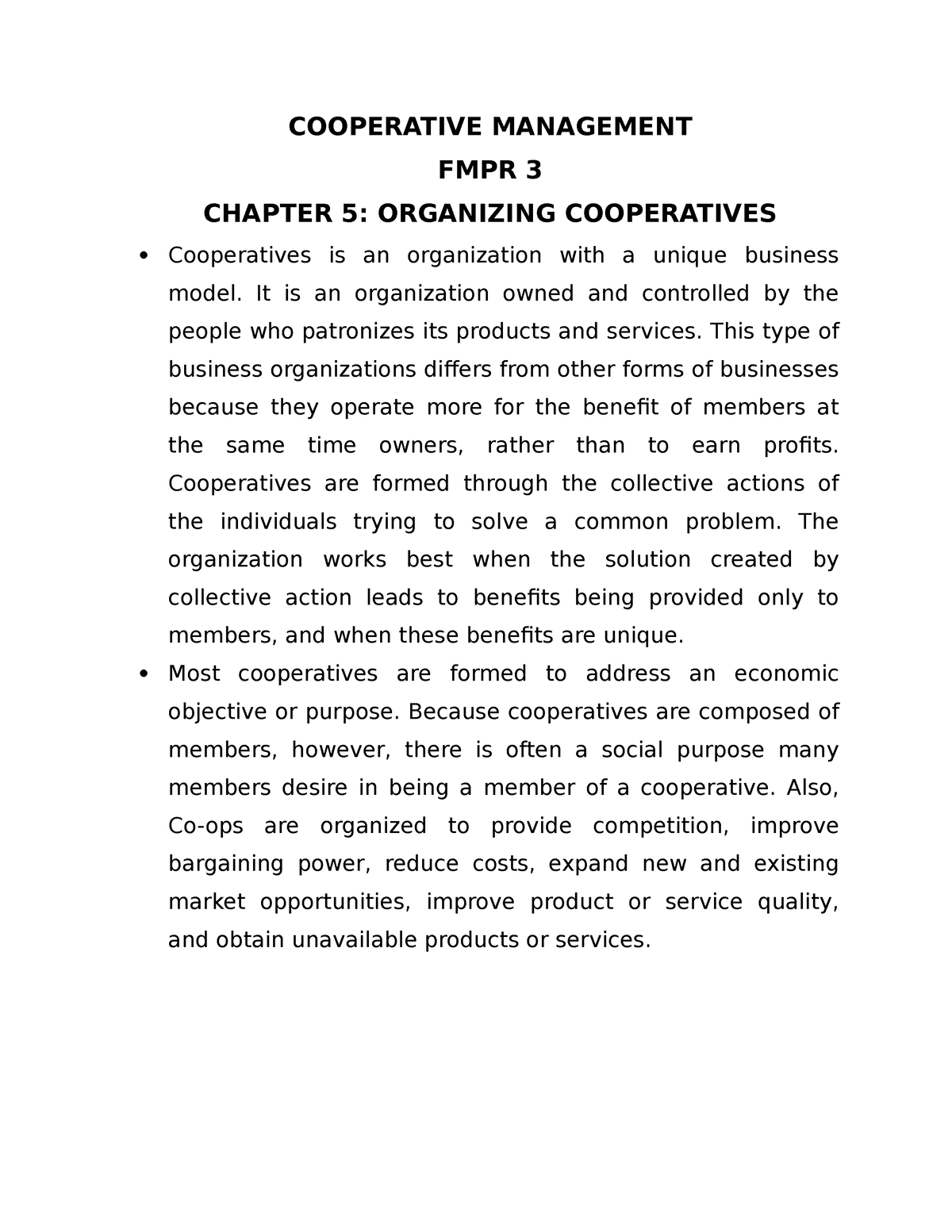 cooperative-management-chapter-5-organizing-cooperatives-topic-1