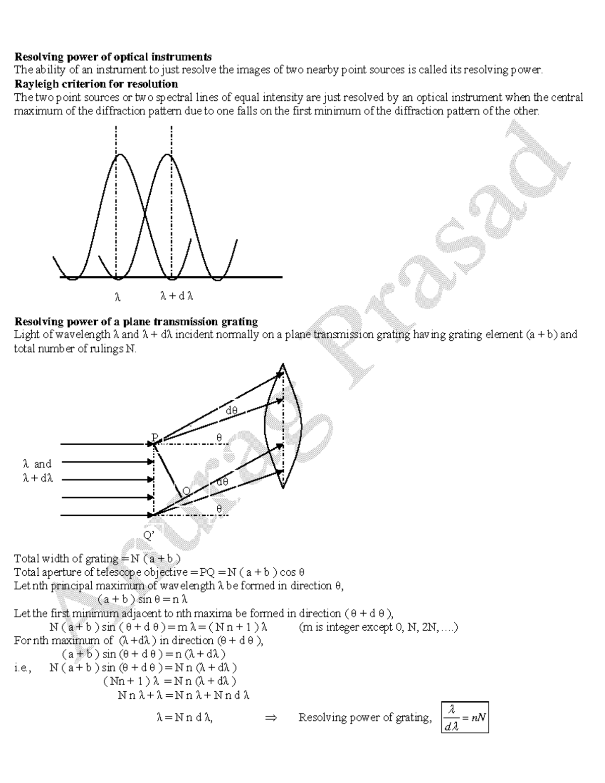 resolving-power-of-an-optical-instrument-resolving-power-of-optical