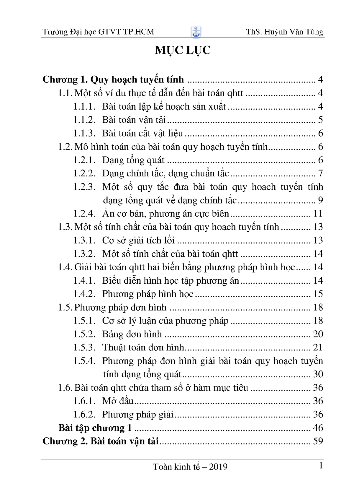 Excel  Giai Bai Toan QHTT  PDF