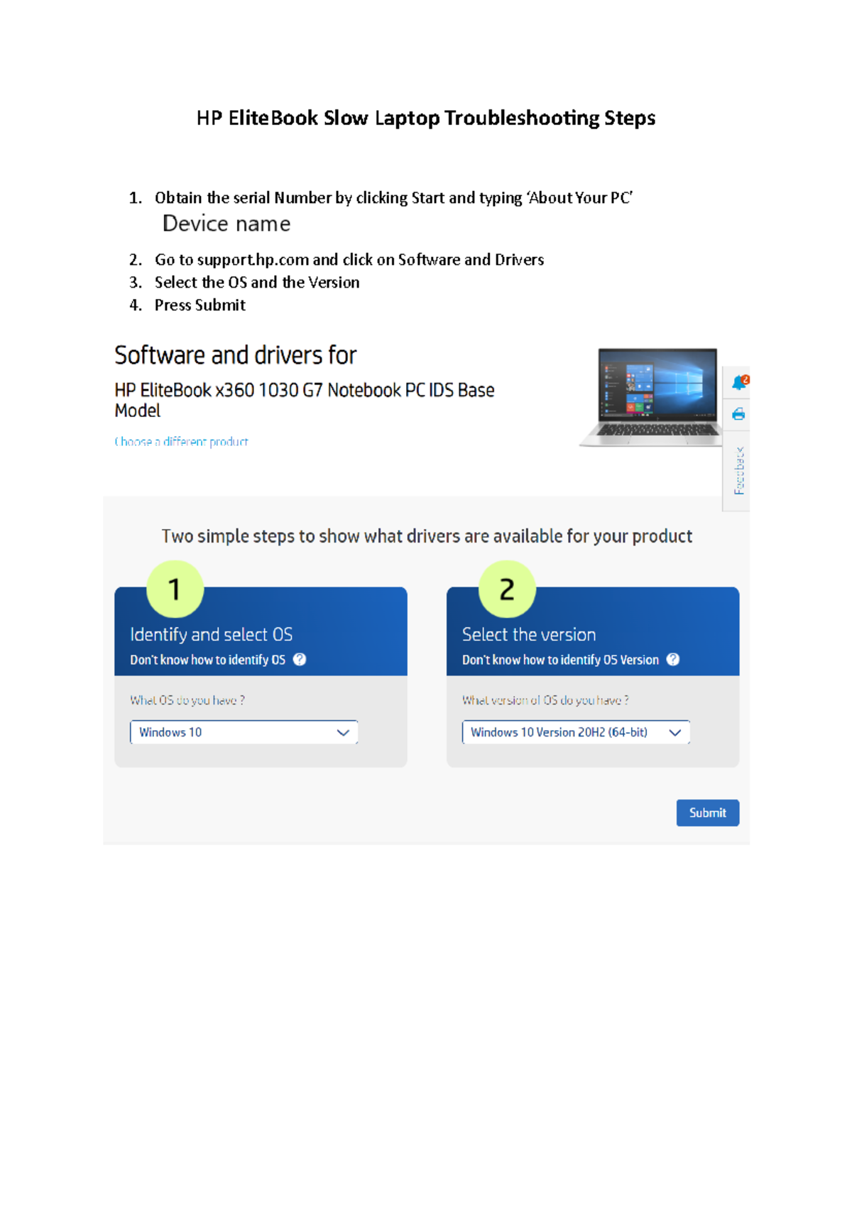 HP Elite Book Slow Laptop Troubleshooting Steps - HP EliteBook Slow ...