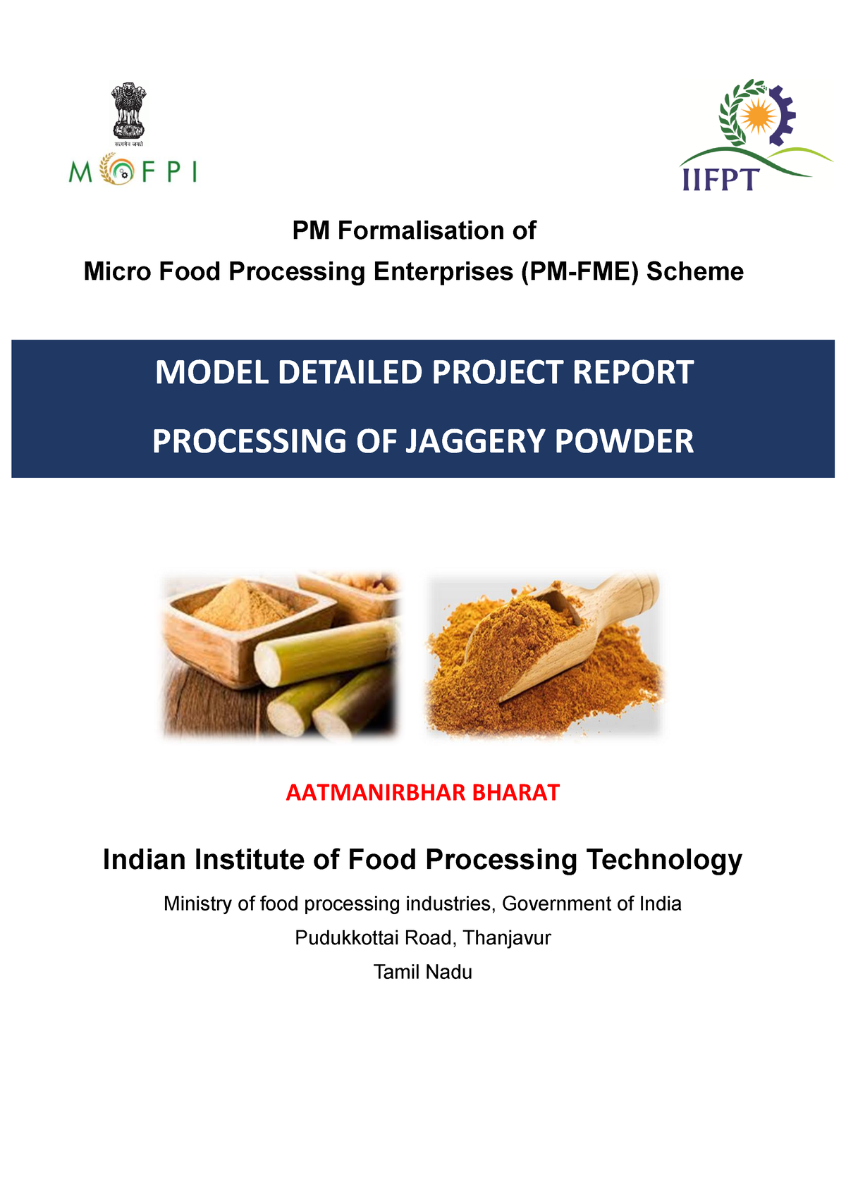 jaggery business plan pdf