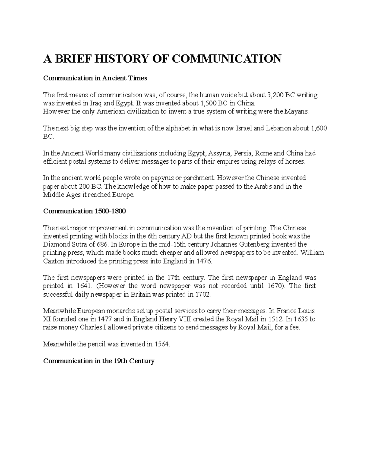 history-of-communication-a-brief-history-of-communication