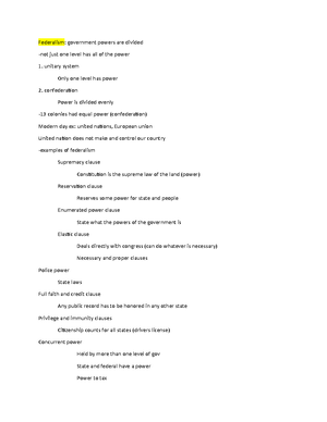 Unit 2 test - American government college course 22-23 - Unit 2 Test ...